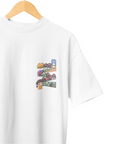 THEWHITELABEL SG19 Squid Game Logo 300Gsm Oversize Unisex T-shirt in Black and White Color - TheWhiteLabel