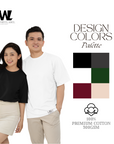 BW01 - TheWhiteLabel 300GSM Premium Plain Oversized Classic-Thick T-shirt 100% Cotton Premium Quality - TheWhiteLabel