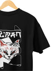 THEWHITELABEL SG02 Honshu Logo 300Gsm Oversize Unisex T-shirt in Black and White Color - TheWhiteLabel