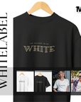 BW04 - TheWhiteLabel 300GSM Oversized Season to be White T-shirt 100% Cotton Premium Quality - TheWhiteLabel