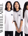 THEWHITELABEL CS18 VANTA RIBBED 300GSM Oversize Unisex T-shirt in 4 colours THEWHITELABEL