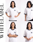 THEWHITELABEL CS18 VANTA RIBBED 300GSM Oversize Unisex T-shirt in 4 colours THEWHITELABEL
