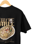 THEWHITELABEL CS07 Hokkien Mee 300Gsm Oversize Unisex T-shirt in Black and White Color - TheWhiteLabel