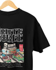 THEWHITELABEL CS08 PANDA LOK LOK 300Gsm Oversize Unisex T-shirt in Black and White Color - TheWhiteLabel