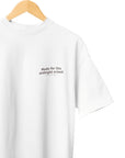 THEWHITELABEL CS08 PANDA LOK LOK 300Gsm Oversize Unisex T-shirt in Black and White Color - TheWhiteLabel