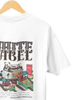 THEWHITELABEL CS08 PANDA LOK LOK 300Gsm Oversize Unisex T-shirt in Black and White Color - TheWhiteLabel