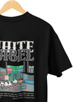 THEWHITELABEL CS09 FORTUNE BUS INTERCHANGE 300Gsm Oversize Unisex T-shirt in Black and White Color