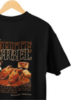 THEWHITELABEL CS10 CHILLI CRAB 300Gsm Oversize Unisex T-shirt in Black and White Color - TheWhiteLabel