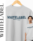 THEWHITELABEL EW01 ESSENTIAL DAILY WEAR 280GSM Oversize Unisex T-shirt in 50 Colors