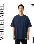 BW01 - TheWhiteLabel 300GSM Premium Plain Oversized Classic-Thick T-shirt 100% Cotton Premium Quality - TheWhiteLabel