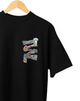 THEWHITELABEL SG07 Changi Airport Logo 300Gsm Oversize Unisex T-shirt in Black and White Color - TheWhiteLabel