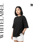 BW01 - TheWhiteLabel 300GSM Premium Plain Oversized Classic-Thick T-shirt 100% Cotton Premium Quality