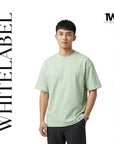 BW01 - TheWhiteLabel 300GSM Premium Plain Oversized Classic-Thick T-shirt 100% Cotton Premium Quality - TheWhiteLabel