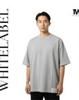 BW01 - TheWhiteLabel 300GSM Premium Plain Oversized Classic-Thick T-shirt 100% Cotton Premium Quality - TheWhiteLabel