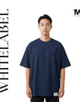 BW01 - TheWhiteLabel 300GSM Premium Plain Oversized Classic-Thick T-shirt 100% Cotton Premium Quality - TheWhiteLabel