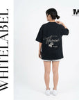 THEWHITELABEL CS15 Classical MASKED 300GSM Unisex T-Shirt in Black Colour - TheWhiteLabel