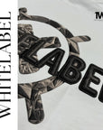 THEWHITELABEL CS12 International MUTE BUTTON 300GSM Unisex T-Shirt Black and White - TheWhiteLabel