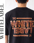 THEWHITELABEL FS02 CHOCOLATE WAFFLES 300GSM Oversize Unisex T-Shirt in Black Color THEWHITELABEL