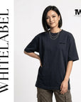 THEWHITELABEL CS16 Blackout Edition 300GSM Oversize Unisex T-shirt in Black