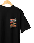 THEWHITELABEL SG11 Mala Xiangguo Logo 300Gsm Oversize Unisex T-shirt in Black and White Color - TheWhiteLabel