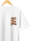 THEWHITELABEL SG08 TWL Bakery Logo 300Gsm Oversize Unisex T-shirt in Black and White Color - TheWhiteLabel