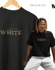 BW04 - TheWhiteLabel 300GSM Oversized Season to be White T-shirt 100% Cotton Premium Quality - TheWhiteLabel