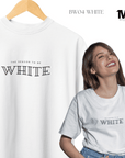 BW04 - TheWhiteLabel 300GSM Oversized Season to be White T-shirt 100% Cotton Premium Quality - TheWhiteLabel