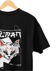 THEWHITELABEL SG02 Honshu Logo 300Gsm Oversize Unisex T-shirt in Black and White Color - TheWhiteLabel