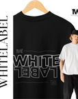 THEWHITELABEL CS01 Classic Member Logo 300Gsm Oversize Unisex T-shirt in Black and White Color - TheWhiteLabel