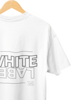 THEWHITELABEL CS01 Classic Member Logo 300Gsm Oversize Unisex T-shirt in Black and White Color - TheWhiteLabel