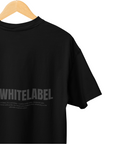 THEWHITELABEL CS02 Timeless Logo 300Gsm Oversize Unisex T-shirt in Black and White Color - TheWhiteLabel