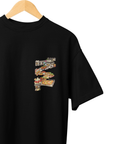 THEWHITELABEL SG22 Panda Express 300Gsm Oversize Unisex T-shirt in Black and White Color