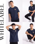 THEWHITELABEL CS18 VANTA RIBBED 300GSM Oversize Unisex T-shirt in 4 colours THEWHITELABEL