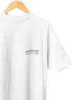 THEWHITELABEL CS06 Sleepless Night 300Gsm Oversize Unisex T-shirt in Black and White Color