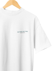 THEWHITELABEL CS09 FORTUNE BUS INTERCHANGE 300Gsm Oversize Unisex T-shirt in Black and White Color