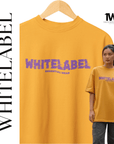 THEWHITELABEL EW01 ESSENTIAL DAILY WEAR 280GSM Oversize Unisex T-shirt in 50 Colors