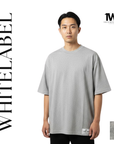 BW01 - TheWhiteLabel 300GSM Premium Plain Oversized Classic-Thick T-shirt 100% Cotton Premium Quality - TheWhiteLabel