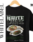 THEWHITELABEL CS11 SAMBAL STINGRAY AND KANGKONG 300Gsm Oversize Unisex T-shirt in Black and Beige Color - TheWhiteLabel