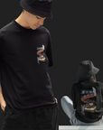 THEWHITELABEL SG05 Takoyaki Logo 300Gsm Oversize Unisex T-shirt in Black and White Color - TheWhiteLabel
