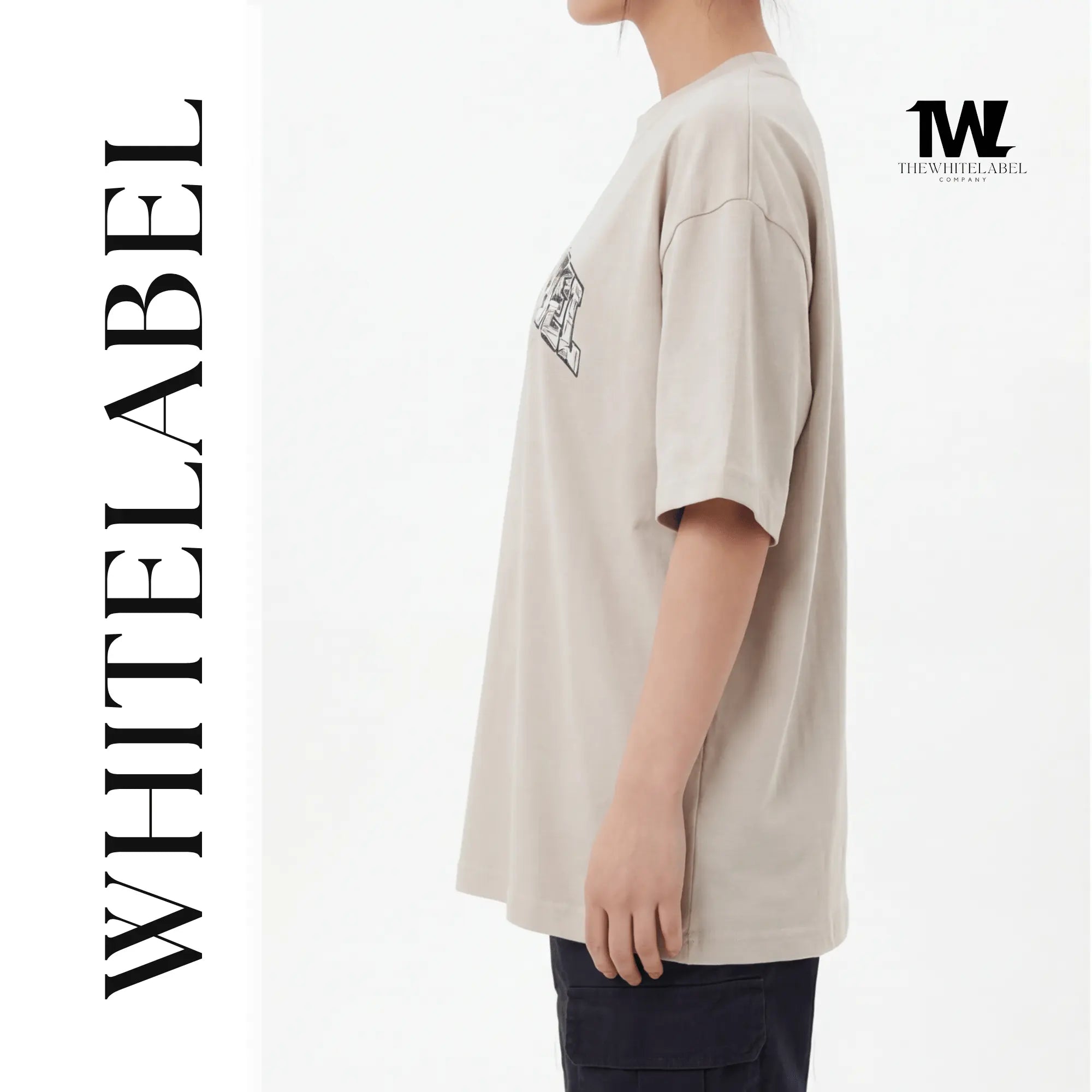 THEWHITELABEL CS13 Liquid Camouflage 300GSM Unisex T-Shirt Camo and Beige - TheWhiteLabel