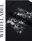 THEWHITELABEL CS14 Signature Diamonds 300GSM Unisex T-Shirt in Black Velvet - TheWhiteLabel
