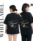 THEWHITELABEL CS15 Classical MASKED 300GSM Unisex T-Shirt in Black Colour - TheWhiteLabel