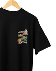 THEWHITELABEL SG06 TWL Zoo Logo 300Gsm Oversize Unisex T-shirt in Black and White Color - TheWhiteLabel