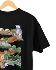 THEWHITELABEL SG06 TWL Zoo Logo 300Gsm Oversize Unisex T-shirt in Black and White Color - TheWhiteLabel