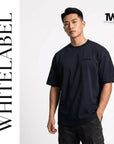 THEWHITELABEL CS16 Blackout Edition 300GSM Oversize Unisex T-shirt in Black