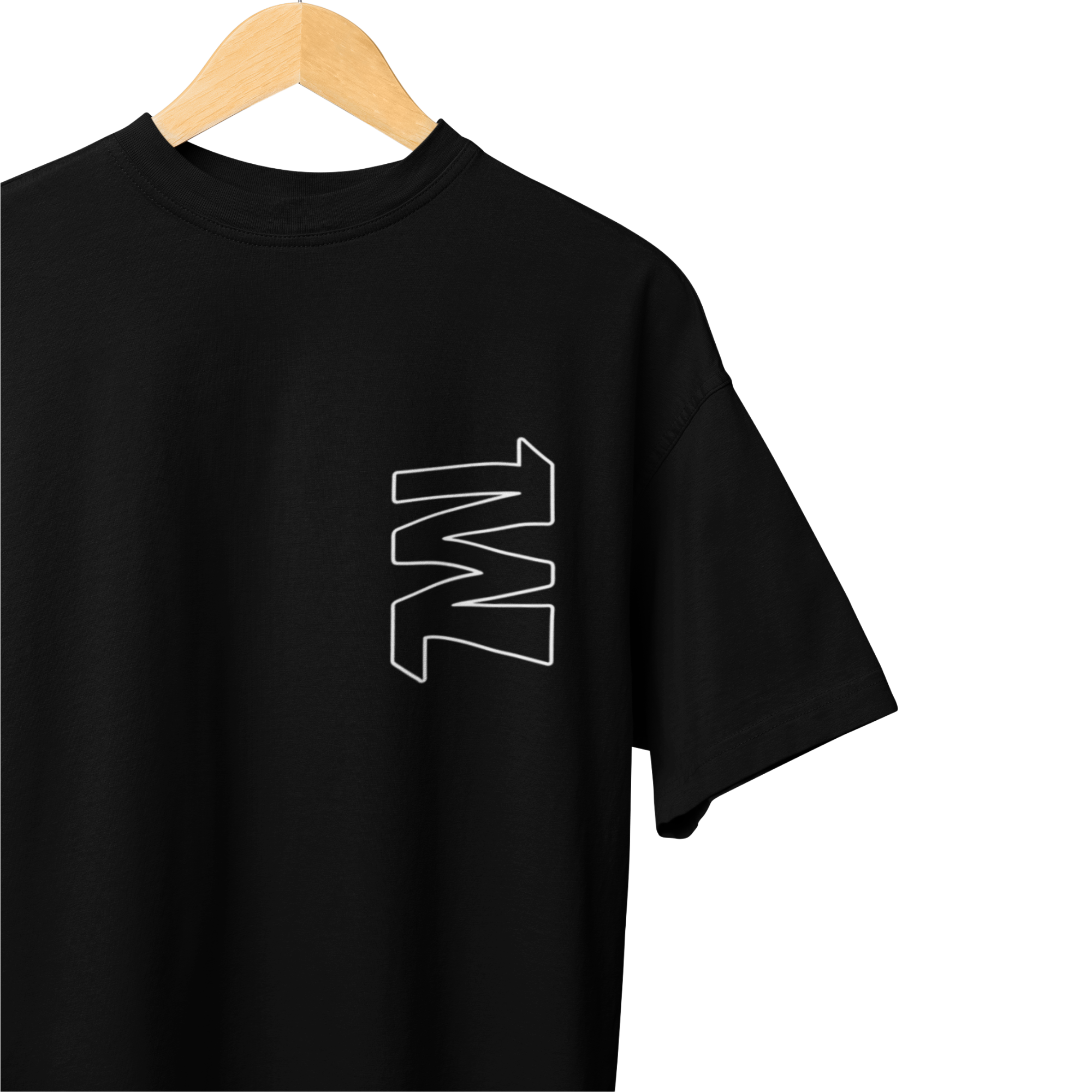 THEWHITELABEL SG00 Signature Logo 300Gsm Oversize Unisex T THEWHITELABEL SG00 Signature Logo 300Gsm Oversize Unisex T