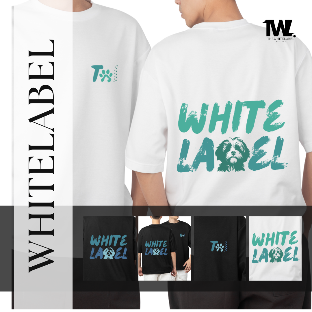 BW24 - TheWhiteLabel 300GSM Street Paws – A mix of urban style and dog love - TheWhiteLabel