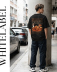 THEWHITELABEL CS10 CHILLI CRAB 300Gsm Oversize Unisex T-shirt in Black and White Color - TheWhiteLabel